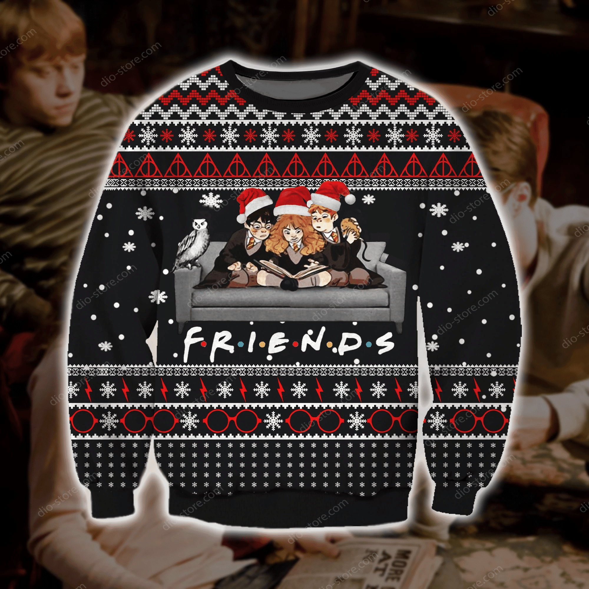 Harry Potter Knitting Pattern 3D Print Ugly Christmas Sweater Perfect Holiday Gift - Harry Potter Knitting Pattern 3D Print Ugly Christmas Sweater Perfect Holiday Gift Harry Potter Knitting Pattern 3D Print Ugly Christmas Sweater Perfect Holiday Gift - Harry Potter Knitting Pattern 3D Print Ugly Christmas Sweater Perfect Holiday Gift