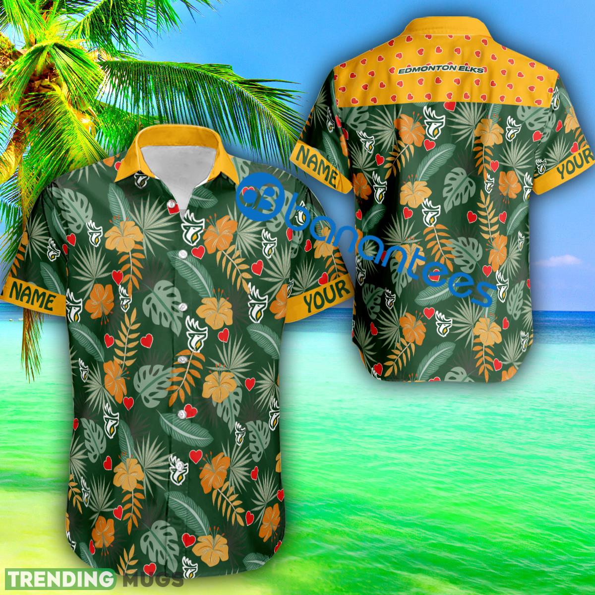 Heart Pattern Edmonton Elks Custom Name 3D Hawaiian Shirt Gift Valentines Day - Heart Pattern Edmonton Elks Custom Name 3D Hawaiian Shirt Gift Valentines Day Heart Pattern Edmonton Elks Custom Name 3D Hawaiian Shirt Gift Valentines Day - Heart Pattern Edmonton Elks Custom Name 3D Hawaiian Shirt Gift Valentines Day