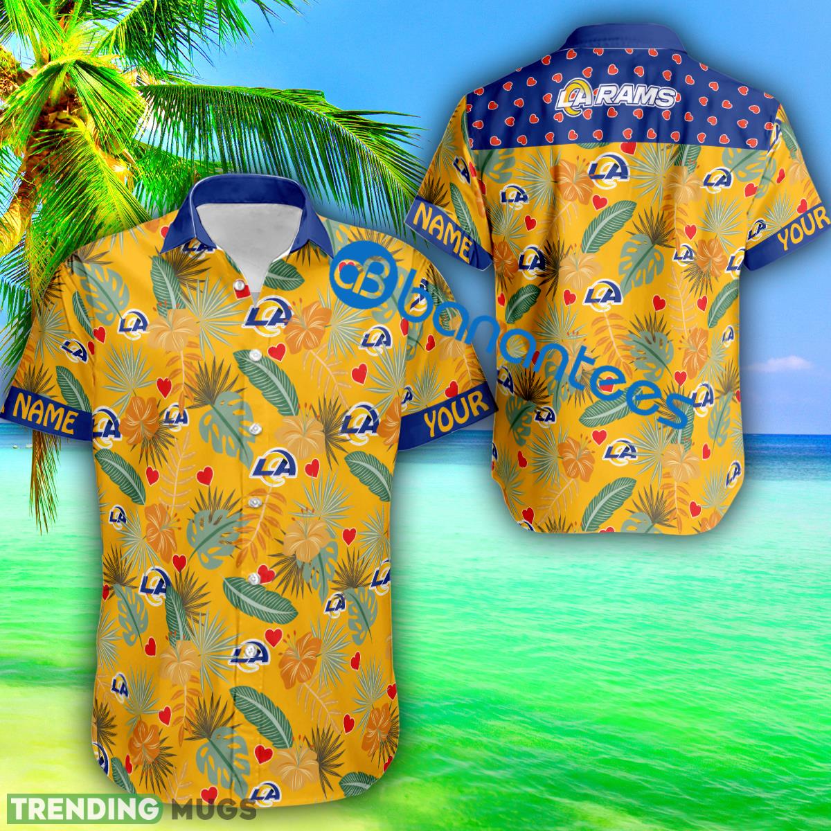 Heart Pattern Los Angeles Rams Custom Name Hawaiian Shirt Gift Valentines - Heart Pattern Los Angeles Rams Custom Name Hawaiian Shirt Gift Valentines Heart Pattern Los Angeles Rams Custom Name Hawaiian Shirt Gift Valentines - Heart Pattern Los Angeles Rams Custom Name Hawaiian Shirt Gift Valentines