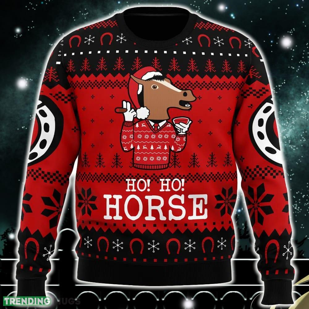 Ho! Ho! Horse Bojack Horseman Ugly Christmas Sweater Funny Gift Ideas Christmas - Ho! Ho! Horse Bojack Horseman Ugly Christmas Sweater_1 Ho! Ho! Horse Bojack Horseman Ugly Christmas Sweater Funny Gift Ideas Christmas - Ho! Ho! Horse Bojack Horseman Ugly Christmas Sweater_1