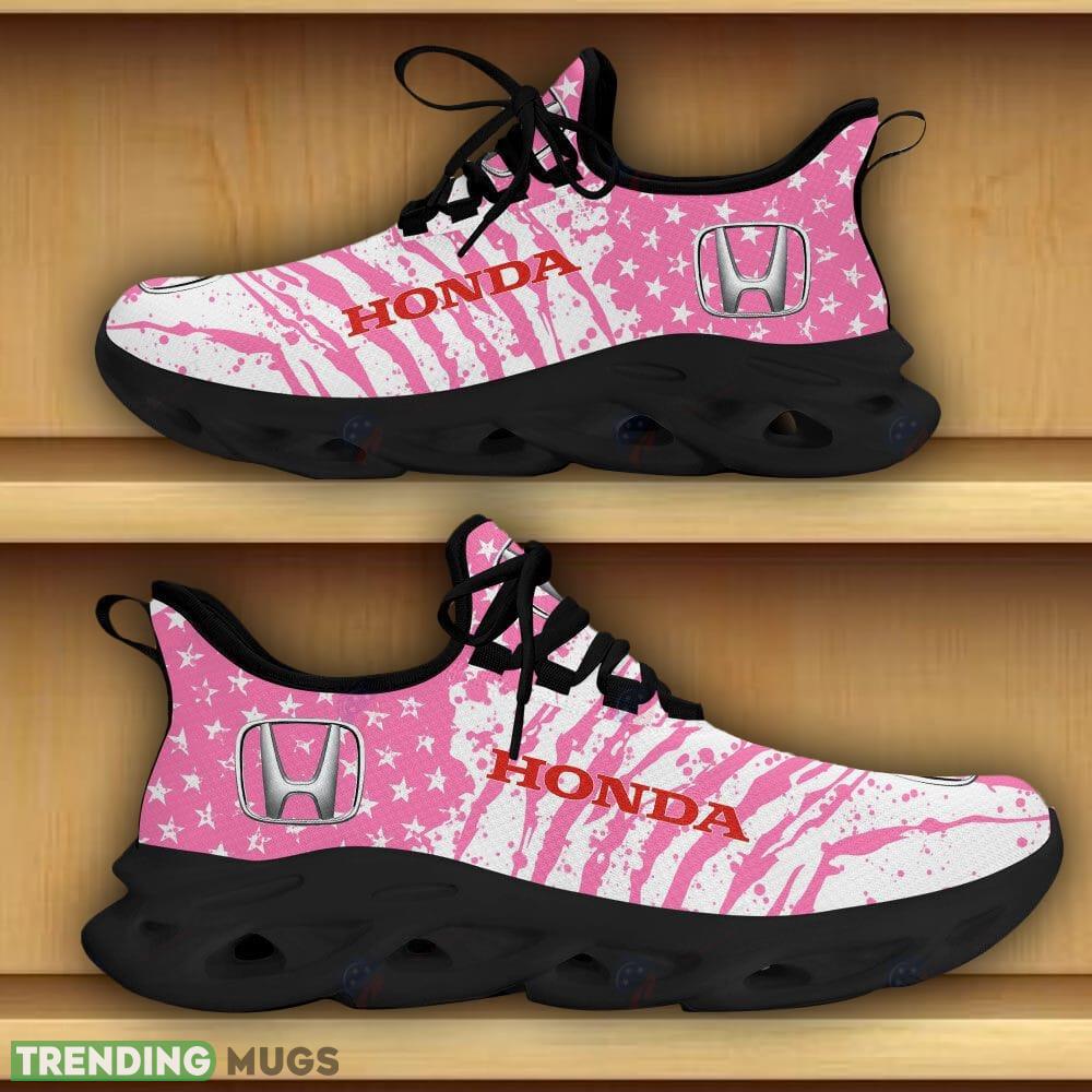 Honda Car And Motorcycle Racing Chunky Sneaker Pink Max Soul Shoes Gift For Fans Max Soul Honda Car And Motorcycle Racing Chunky Sneaker Pink Max Soul Shoes Gift For Fans Max Soul