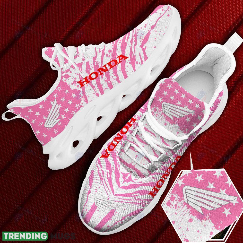 Honda Motorcycle Car And Motorcycle Racing Chunky Shoes Pink Max Soul Sneakers For Men Women - Honda Motorcycle Car And Motorcycle Racing Pink Max Soul Shoes Photo 1 Honda Motorcycle Car And Motorcycle Racing Chunky Shoes Pink Max Soul Sneakers For Men Women - Honda Motorcycle Car And Motorcycle Racing Pink Max Soul Shoes Photo 1