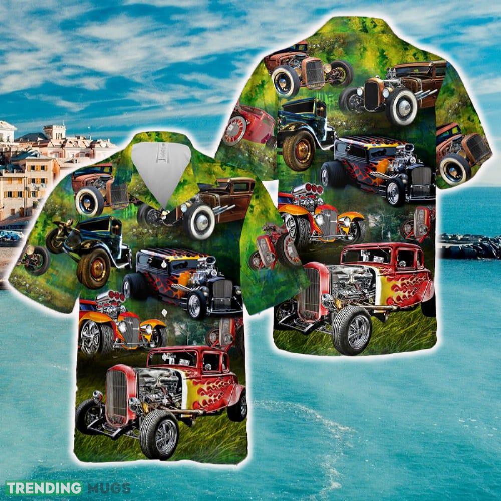 Hot Rod Hawaiian Shirt - Hot Rod Hawaiian Shirt Hot Rod Hawaiian Shirt - Hot Rod Hawaiian Shirt