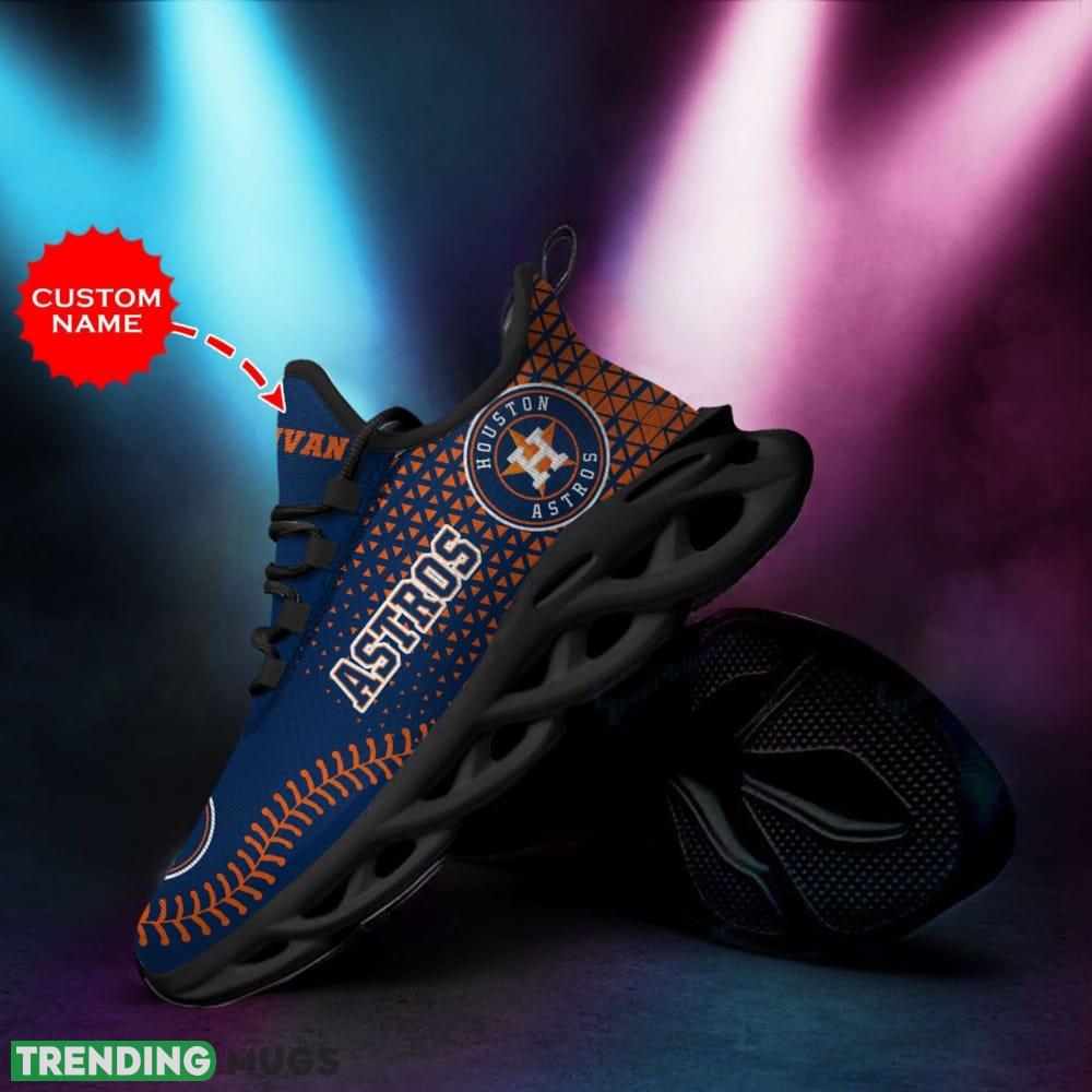 Houston Astros Logo Triangle Pattern Custom Name 3D Max Soul Sneaker Shoes - Houston Astros Logo Triangle Pattern Custom Name 3D Max Soul Sneaker Shoes_1 Houston Astros Logo Triangle Pattern Custom Name 3D Max Soul Sneaker Shoes - Houston Astros Logo Triangle Pattern Custom Name 3D Max Soul Sneaker Shoes_1