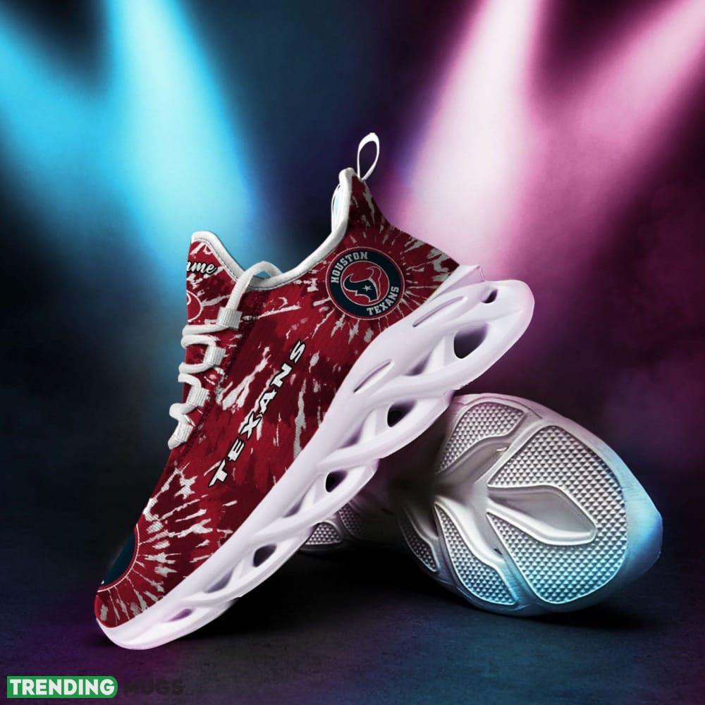Houston Texans Custom Name Tie Dye Max Soul Sneaker Shoes For Fans - Houston Texans Tie Dye Max Soul Sneaker Shoes_1 Houston Texans Custom Name Tie Dye Max Soul Sneaker Shoes For Fans - Houston Texans Tie Dye Max Soul Sneaker Shoes_1