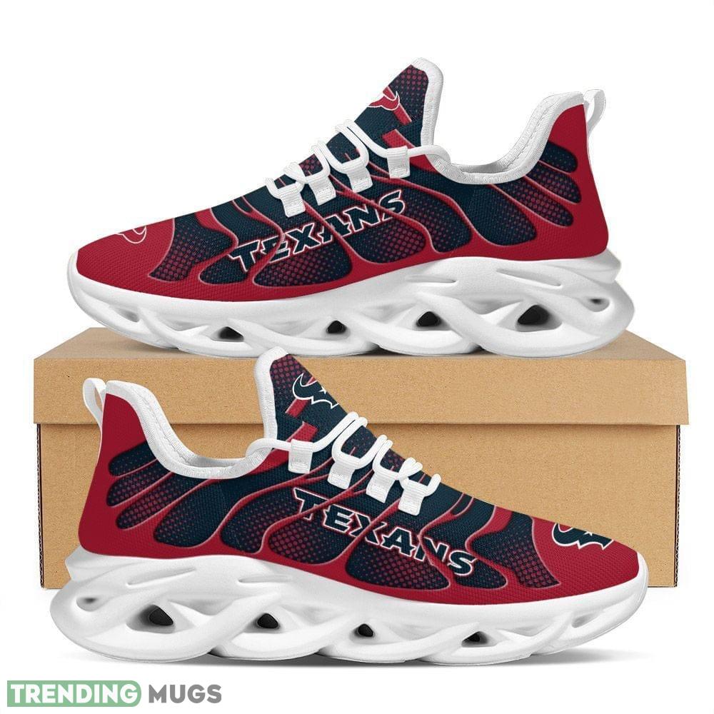 Houston Texans Logo Pattern Custom Name 3D Max Soul Sneaker Shoes In Dark Red And Blue - Houston Texans Logo Pattern Custom Name 3D Max Soul Sneaker Shoes In Dark Red And Blue_1 Houston Texans Logo Pattern Custom Name 3D Max Soul Sneaker Shoes In Dark Red And Blue - Houston Texans Logo Pattern Custom Name 3D Max Soul Sneaker Shoes In Dark Red And Blue_1