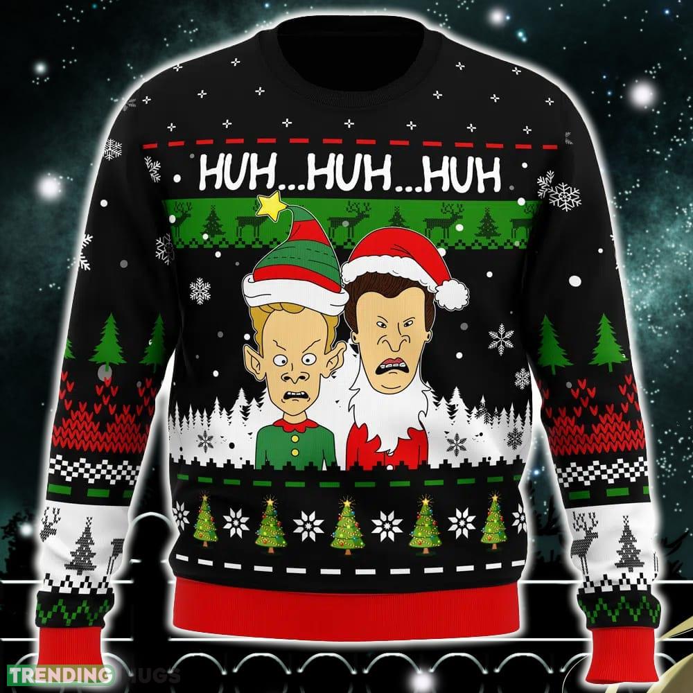 Huh…Huh…Huh… Beavis and Butthead Ugly Christmas Sweater Funny Gift Ideas Christmas - Huh…Huh…Huh… Beavis and Butthead Ugly Christmas Sweater_1 Huh…Huh…Huh… Beavis and Butthead Ugly Christmas Sweater Funny Gift Ideas Christmas - Huh…Huh…Huh… Beavis and Butthead Ugly Christmas Sweater_1