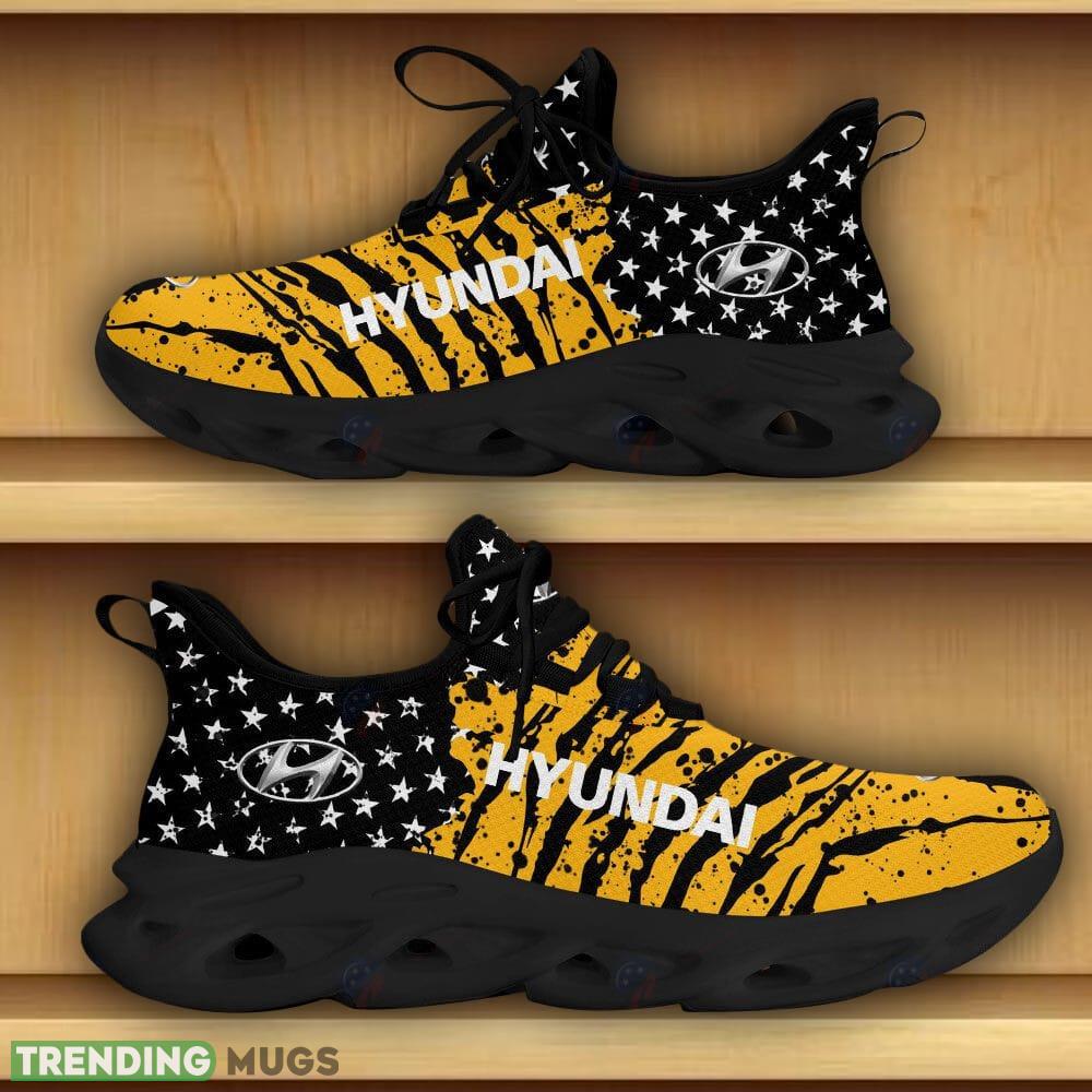 Hyundai Car And Motorcycle Racing Chunky Sneaker Yellow Max Soul Shoes Gift For Fans Max Soul Hyundai Car And Motorcycle Racing Chunky Sneaker Yellow Max Soul Shoes Gift For Fans Max Soul