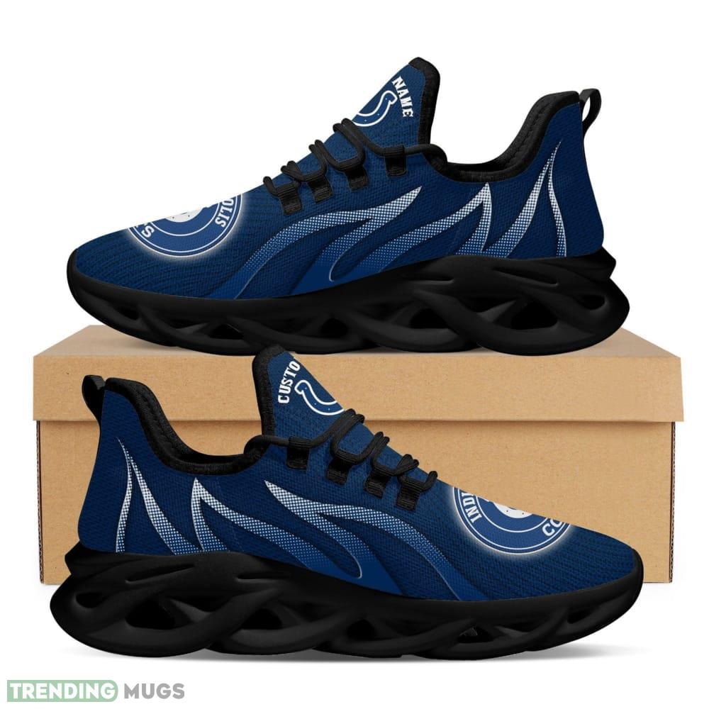 Indianapolis Colts Custom Name Sport Max Soul Sneaker Shoes For Fans - Indianapolis Colts Sport Max Soul Sneaker Shoes_1 Indianapolis Colts Custom Name Sport Max Soul Sneaker Shoes For Fans - Indianapolis Colts Sport Max Soul Sneaker Shoes_1