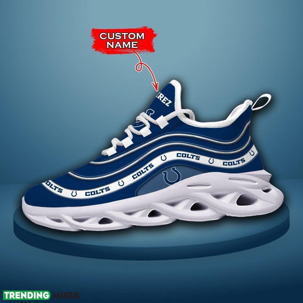 Indianapolis Colts Max Soul Shoes Luxury Custom Name Blue - Indianapolis Colts Max Soul Shoes _1 Indianapolis Colts Max Soul Shoes Luxury Custom Name Blue - Indianapolis Colts Max Soul Shoes _1