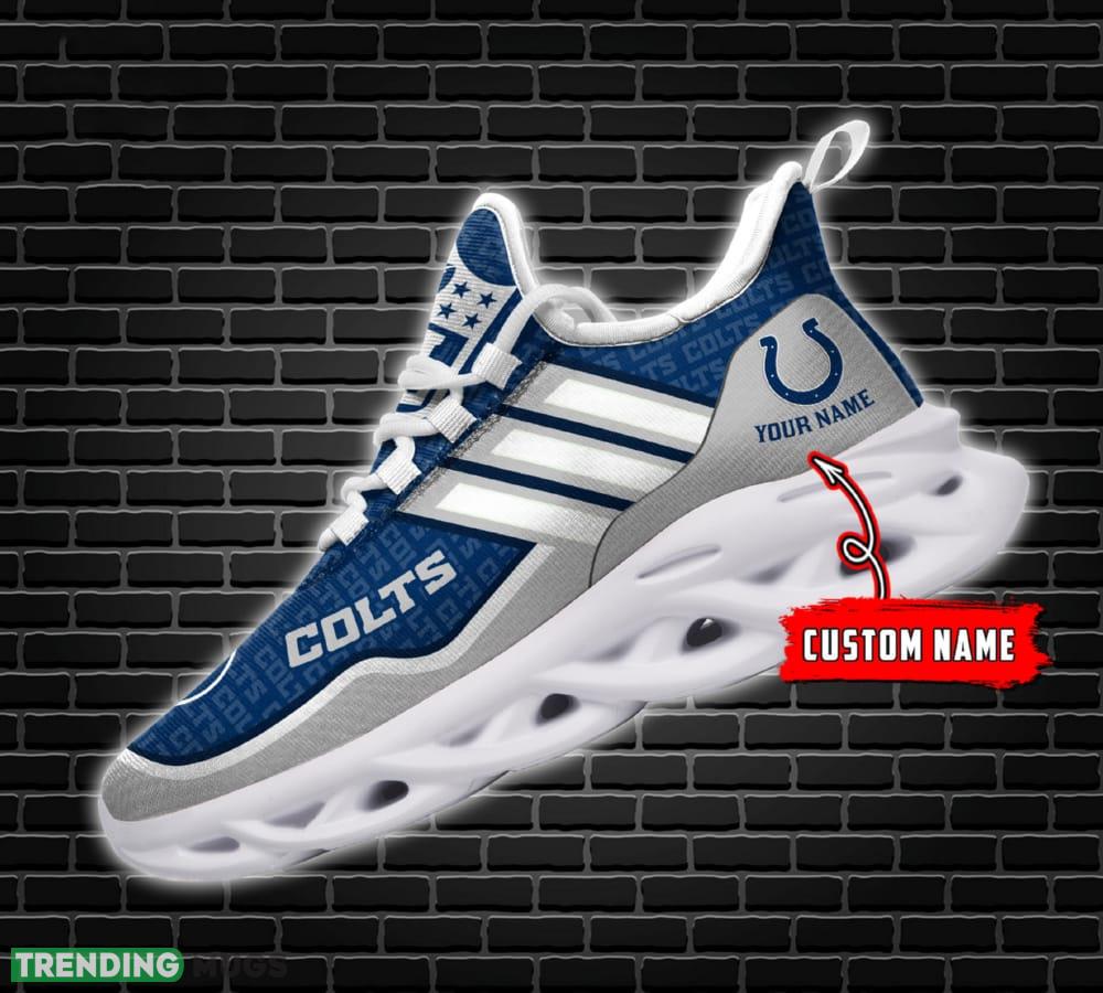 Indianapolis Colts Max Soul Shoes Vibe Gift For Men And Women Chunky Sneakers Custom Name Max Soul Indianapolis Colts Max Soul Shoes Vibe Gift For Men And Women Chunky Sneakers Custom Name Max Soul