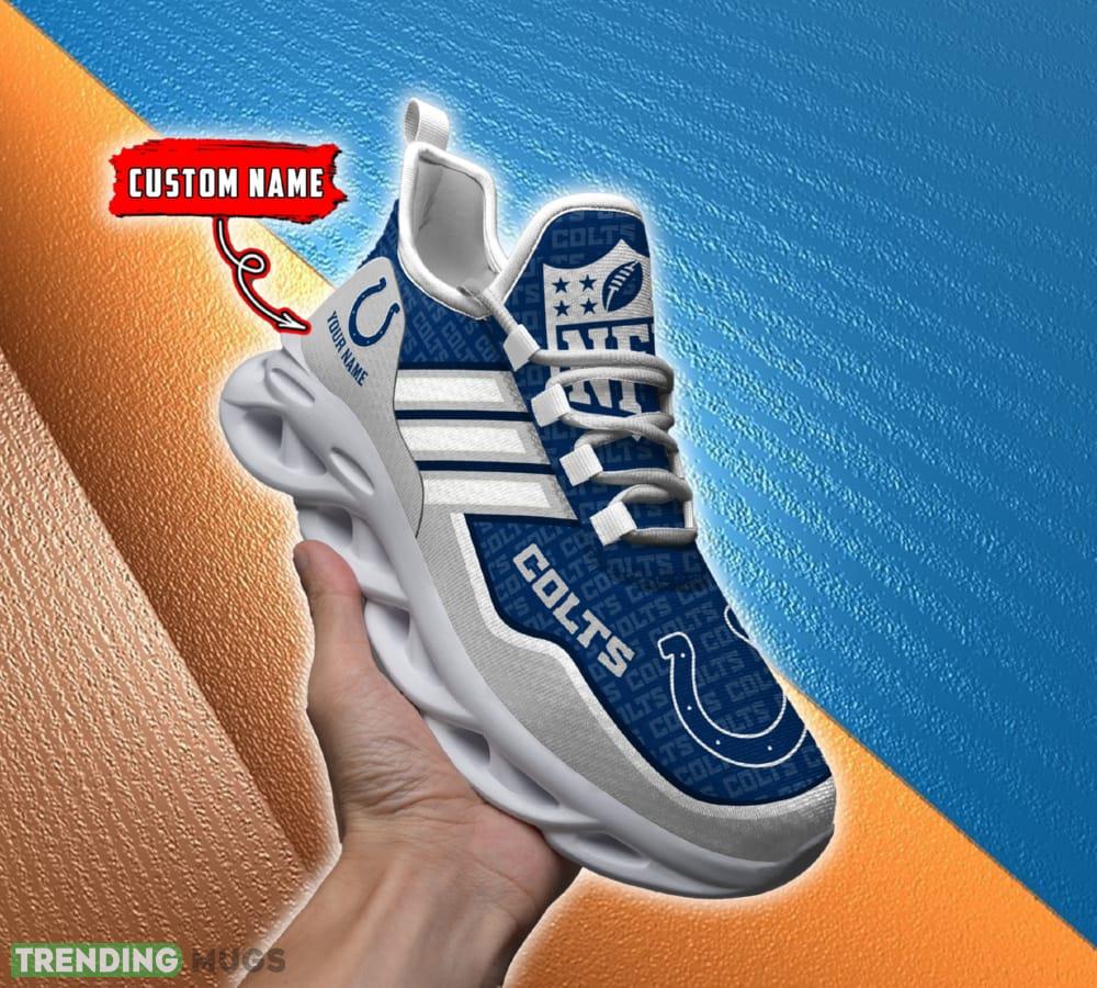 Indianapolis Colts Max Soul Shoes Vibe Gift For Men And Women Chunky Sneakers Custom Name Max Soul Indianapolis Colts Max Soul Shoes Vibe Gift For Men And Women Chunky Sneakers Custom Name Max Soul