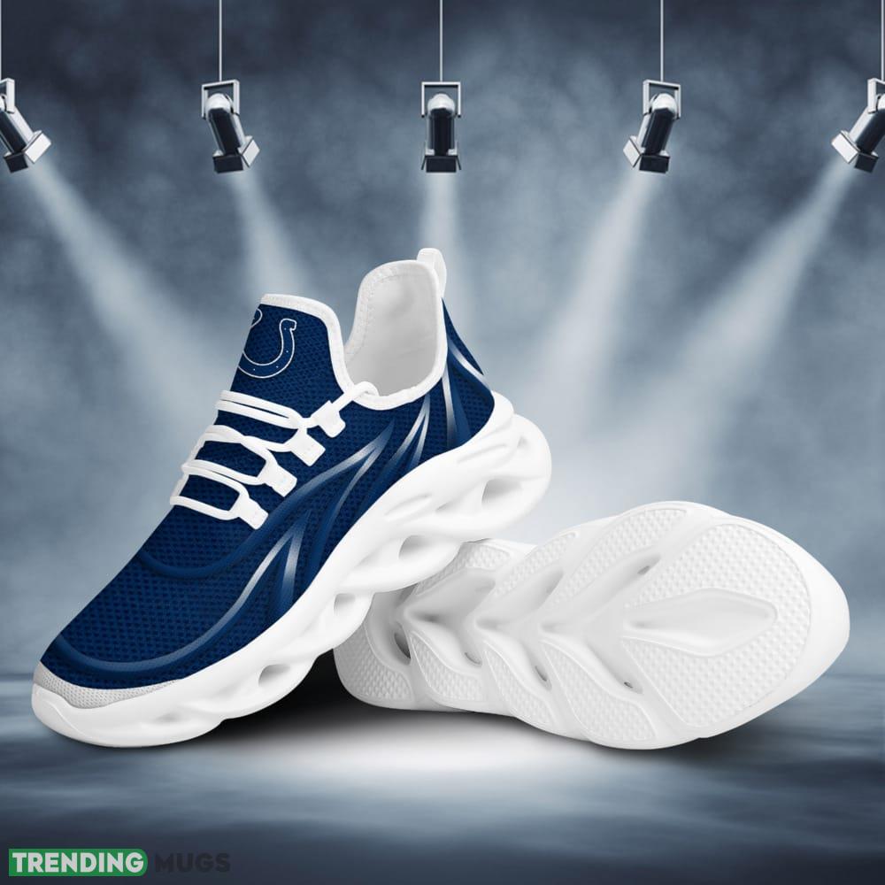 Indianapolis Colts Neon Flames Design Trending Max Soul Clunky Sneaker Shoes Max Soul Indianapolis Colts Neon Flames Design Trending Max Soul Clunky Sneaker Shoes Max Soul