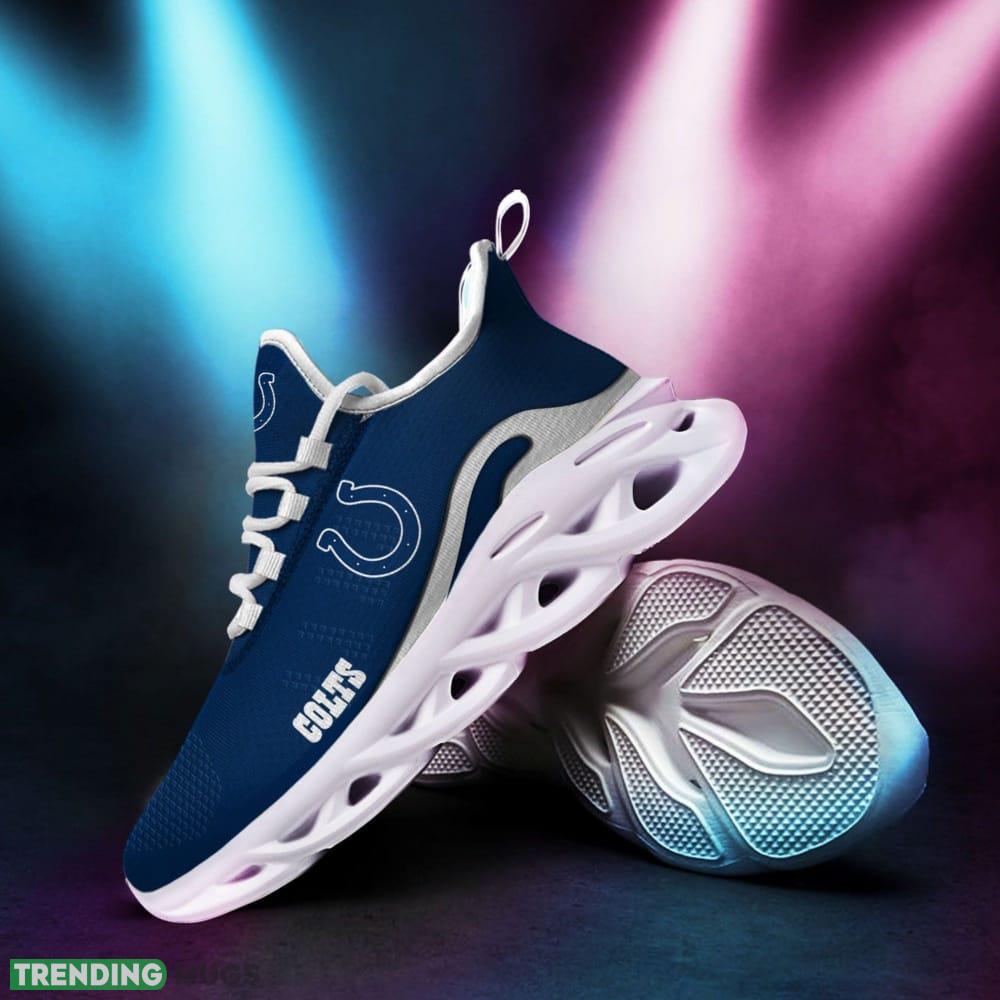 Indianapolis Colts New Trending D Printed Max Soul Clunky Sneaker Shoes Max Soul Indianapolis Colts New Trending D Printed Max Soul Clunky Sneaker Shoes Max Soul