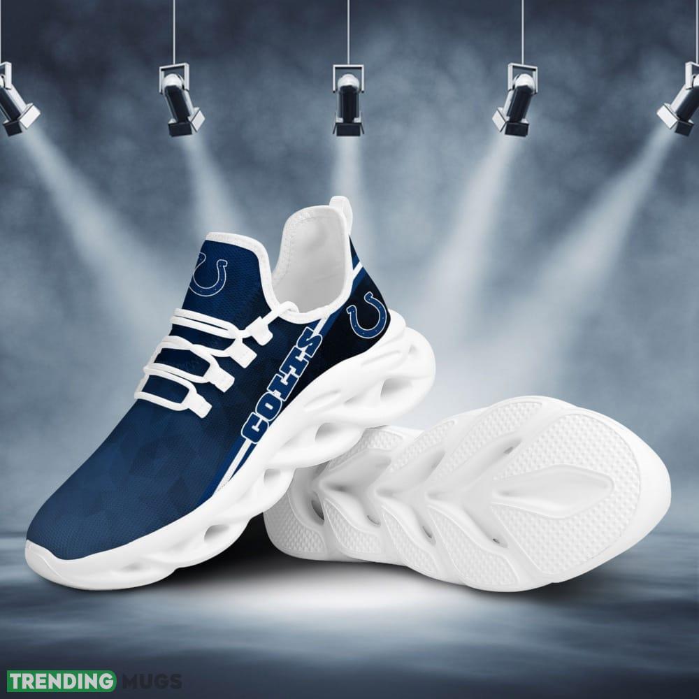 Indianapolis Colts Polygonal Design Trending Max Soul Clunky Sneaker Shoes Max Soul Indianapolis Colts Polygonal Design Trending Max Soul Clunky Sneaker Shoes Max Soul