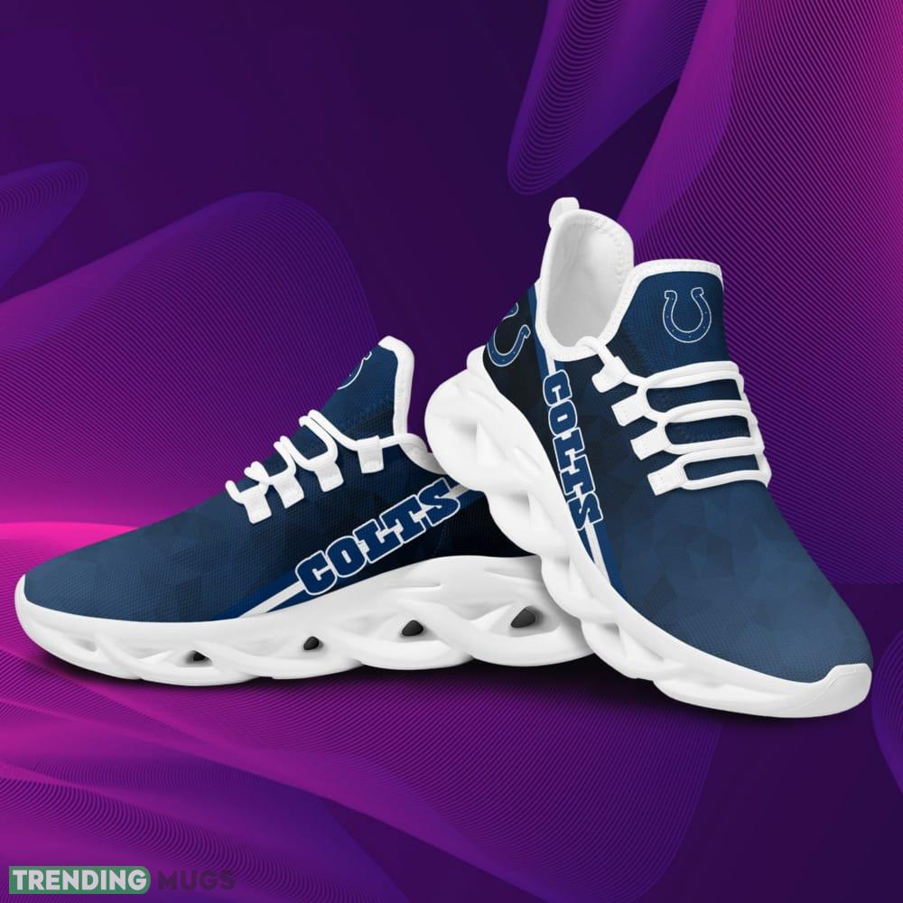 Indianapolis Colts Polygonal Design Trending Max Soul Clunky Sneaker Shoes Max Soul Indianapolis Colts Polygonal Design Trending Max Soul Clunky Sneaker Shoes Max Soul