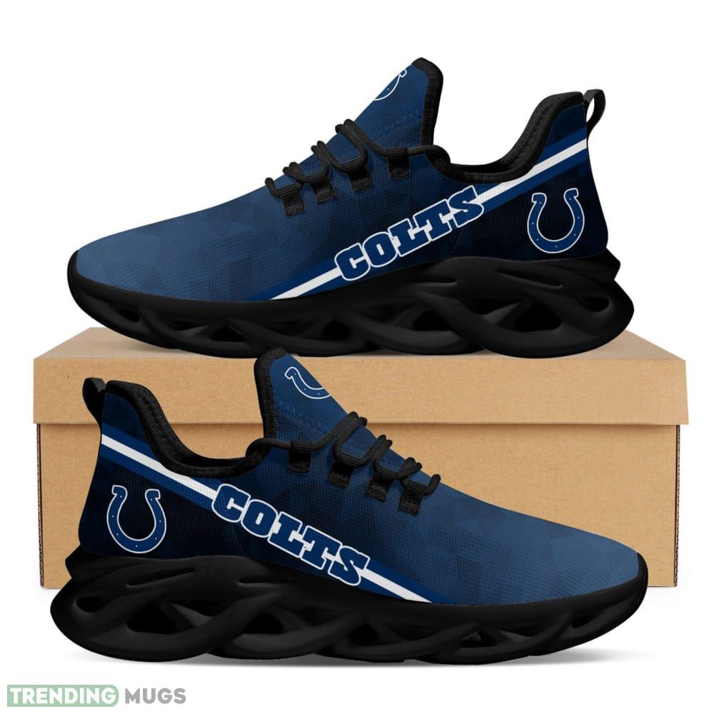 Indianapolis Colts Polygonal Design Trending Max Soul Clunky Sneaker Shoes Max Soul Indianapolis Colts Polygonal Design Trending Max Soul Clunky Sneaker Shoes Max Soul