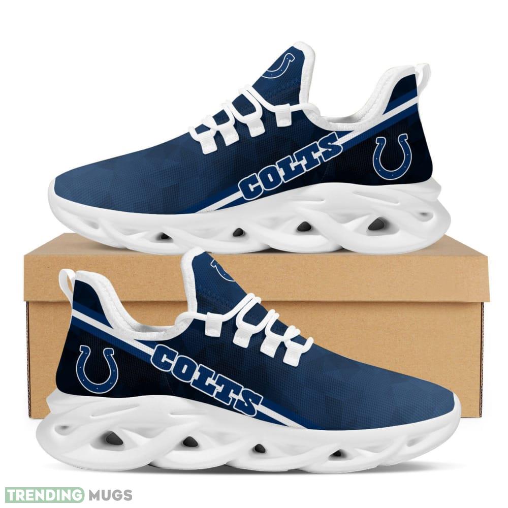 Indianapolis Colts Polygonal Design Trending Max Soul Clunky Sneaker Shoes - Indianapolis Colts Polygonal Design Trending Max Soul Clunky Sneaker Football Team Fans_1 Indianapolis Colts Polygonal Design Trending Max Soul Clunky Sneaker Shoes - Indianapolis Colts Polygonal Design Trending Max Soul Clunky Sneaker Football Team Fans_1
