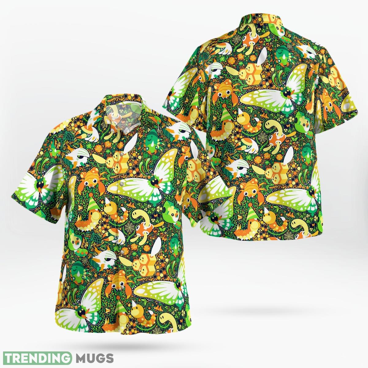 Insect System Pokemon Hawaiian Shirt And Short Combo Gift For Fans - Insect System Pokemon Hawaiian Shirt_1 Insect System Pokemon Hawaiian Shirt And Short Combo Gift For Fans - Insect System Pokemon Hawaiian Shirt_1