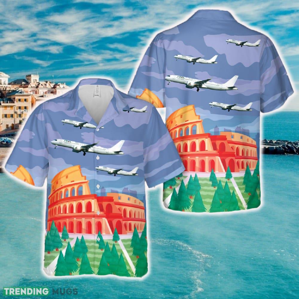 Italy ITA Airways Airbus A220-300 in Born to be Sustainable livery Hawaiian Shirt - Italy ITA Airways Airbus A220-300 in Born to be Sustainable livery Hawaiian Shirt Italy ITA Airways Airbus A220-300 in Born to be Sustainable livery Hawaiian Shirt - Italy ITA Airways Airbus A220-300 in Born to be Sustainable livery Hawaiian Shirt