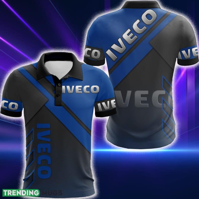 Iveco Truck Big Logo Hidden 3D Golf Polo Shirt For Men And Women - Iveco Truck Big Logo Hidden 3D Golf Polo Shirt For Men And Women Iveco Truck Big Logo Hidden 3D Golf Polo Shirt For Men And Women - Iveco Truck Big Logo Hidden 3D Golf Polo Shirt For Men And Women