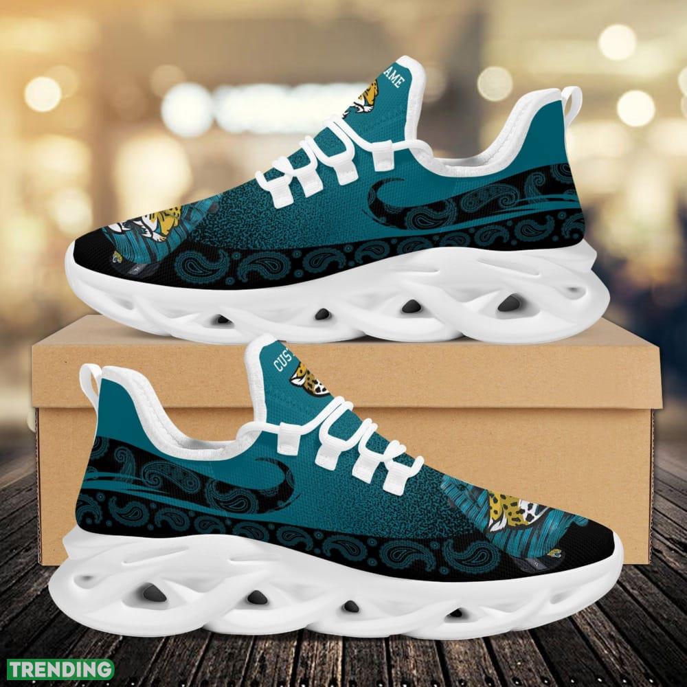 Jacksonville Jaguars Custom Name Sport Max Soul Sneaker Shoes For Fans - Jacksonville Jaguars Sport Max Soul Sneaker Shoes_1 Jacksonville Jaguars Custom Name Sport Max Soul Sneaker Shoes For Fans - Jacksonville Jaguars Sport Max Soul Sneaker Shoes_1