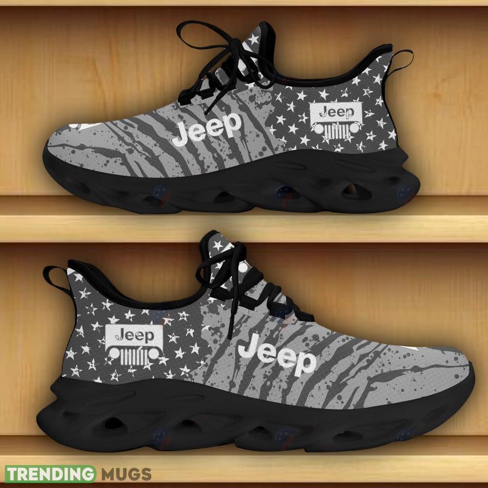 Jeep Car And Motorcycle Racing Running Sneaker Grey Max Soul Shoes Gift For Fans Max Soul Jeep Car And Motorcycle Racing Running Sneaker Grey Max Soul Shoes Gift For Fans Max Soul