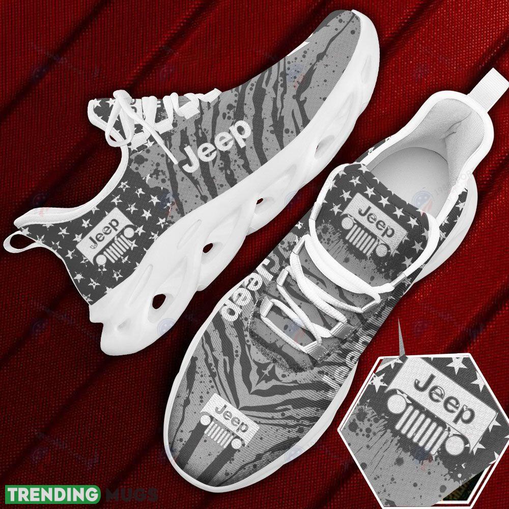 Jeep Car And Motorcycle Racing Running Sneaker Grey Max Soul Shoes Gift For Fans - Jeep Car And Motorcycle Racing Grey Max Soul Shoes Photo 1 Jeep Car And Motorcycle Racing Running Sneaker Grey Max Soul Shoes Gift For Fans - Jeep Car And Motorcycle Racing Grey Max Soul Shoes Photo 1