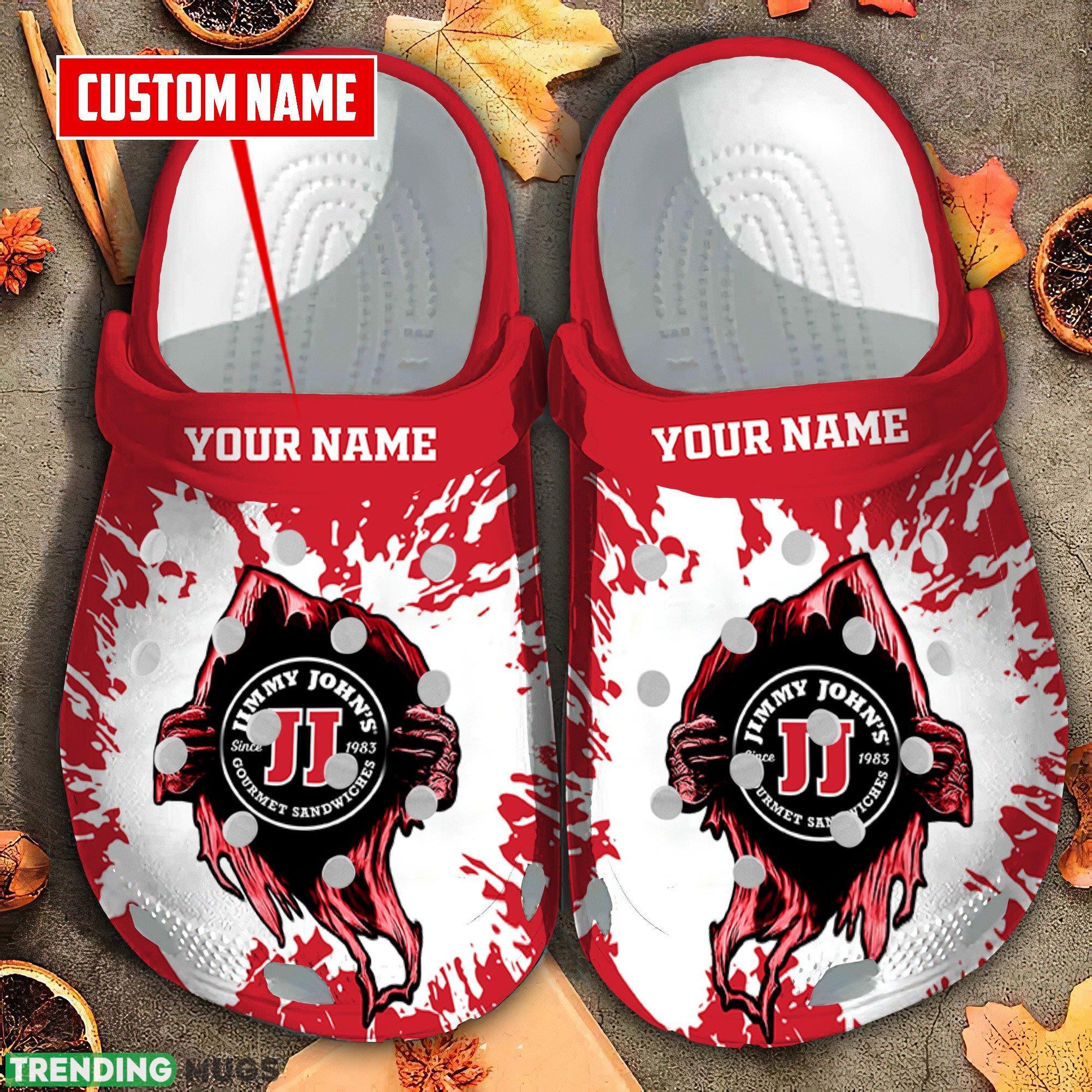 Jimmy John's Clogs Shoes Custom Name Logo Brands Gift Beach Summer Footwear - Jimmy John's Clogs Shoes Custom Name Logo Brands Gift Beach Summer Footwear