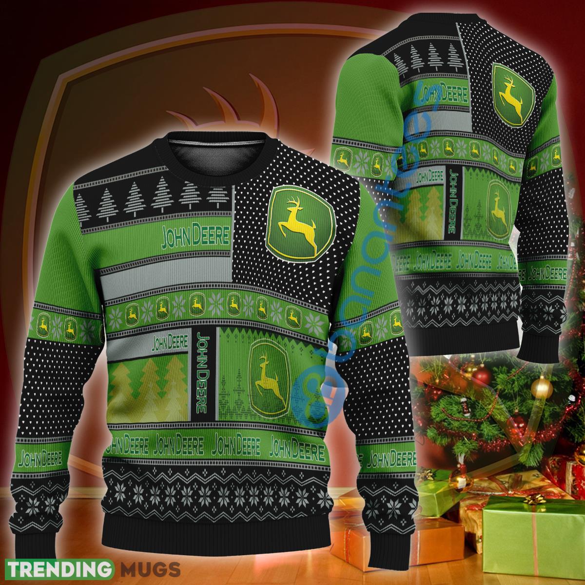 John Deere Logo Style Ugly Christmas 3D Sweater Holidays Gift - John Deere Logo Style Ugly Christmas 3D Sweater Holidays Gift John Deere Logo Style Ugly Christmas 3D Sweater Holidays Gift - John Deere Logo Style Ugly Christmas 3D Sweater Holidays Gift