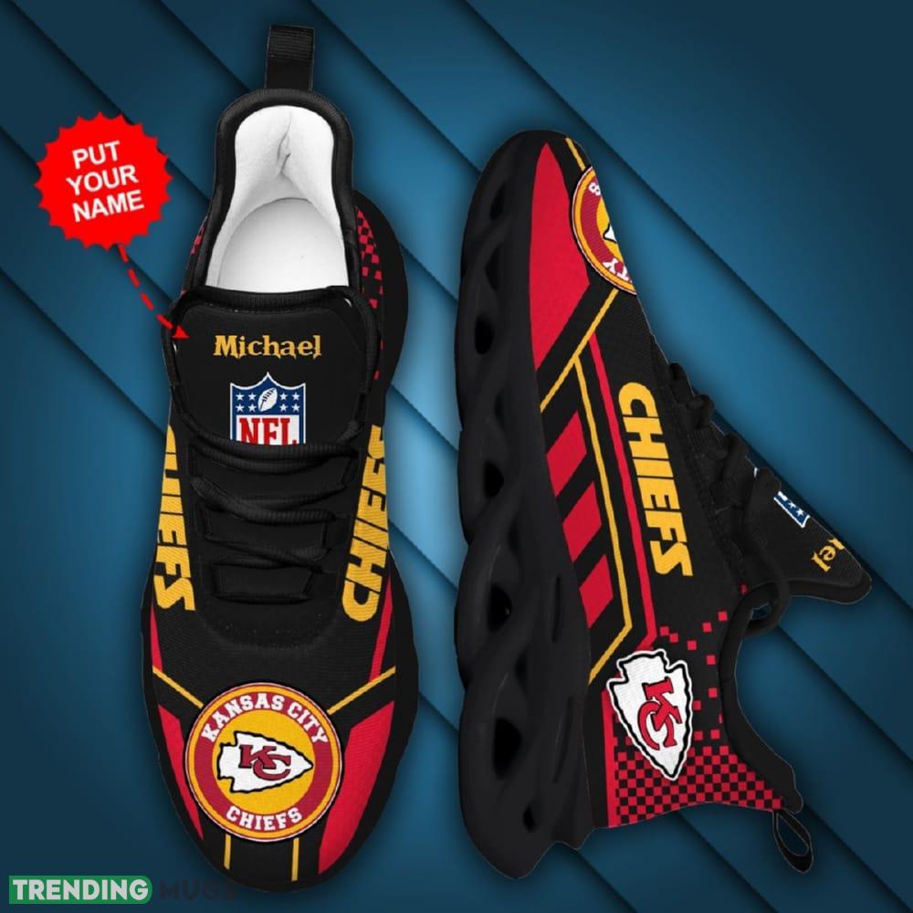 Kansas City Chiefs Custom Name Max Soul Sneaker Shoes For Fan Max Soul Kansas City Chiefs Custom Name Max Soul Sneaker Shoes For Fan Max Soul