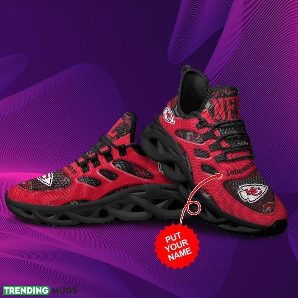 Kansas City Chiefs Custom Name Max Soul Sneakers For Men Women Max Soul Kansas City Chiefs Custom Name Max Soul Sneakers For Men Women Max Soul