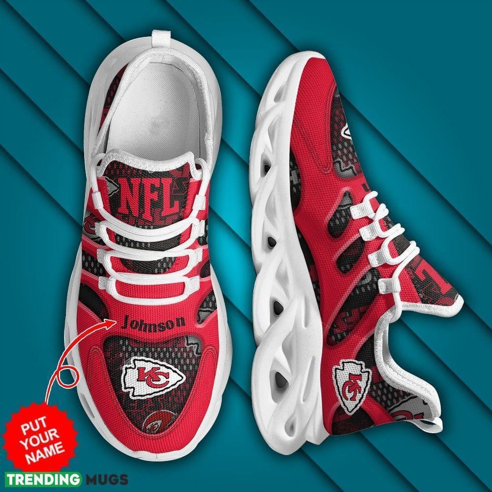 Kansas City Chiefs Custom Name Max Soul Sneakers For Men Women Max Soul Kansas City Chiefs Custom Name Max Soul Sneakers For Men Women Max Soul