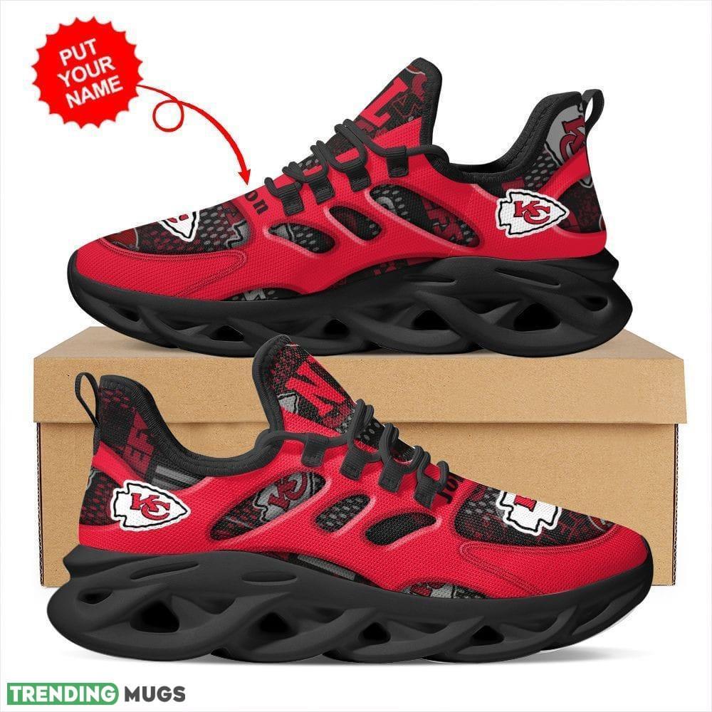 Kansas City Chiefs Custom Name Max Soul Sneakers For Men Women - Kansas City Chiefs Max Soul Sneakers Running Sports Shoes_1 Kansas City Chiefs Custom Name Max Soul Sneakers For Men Women - Kansas City Chiefs Max Soul Sneakers Running Sports Shoes_1