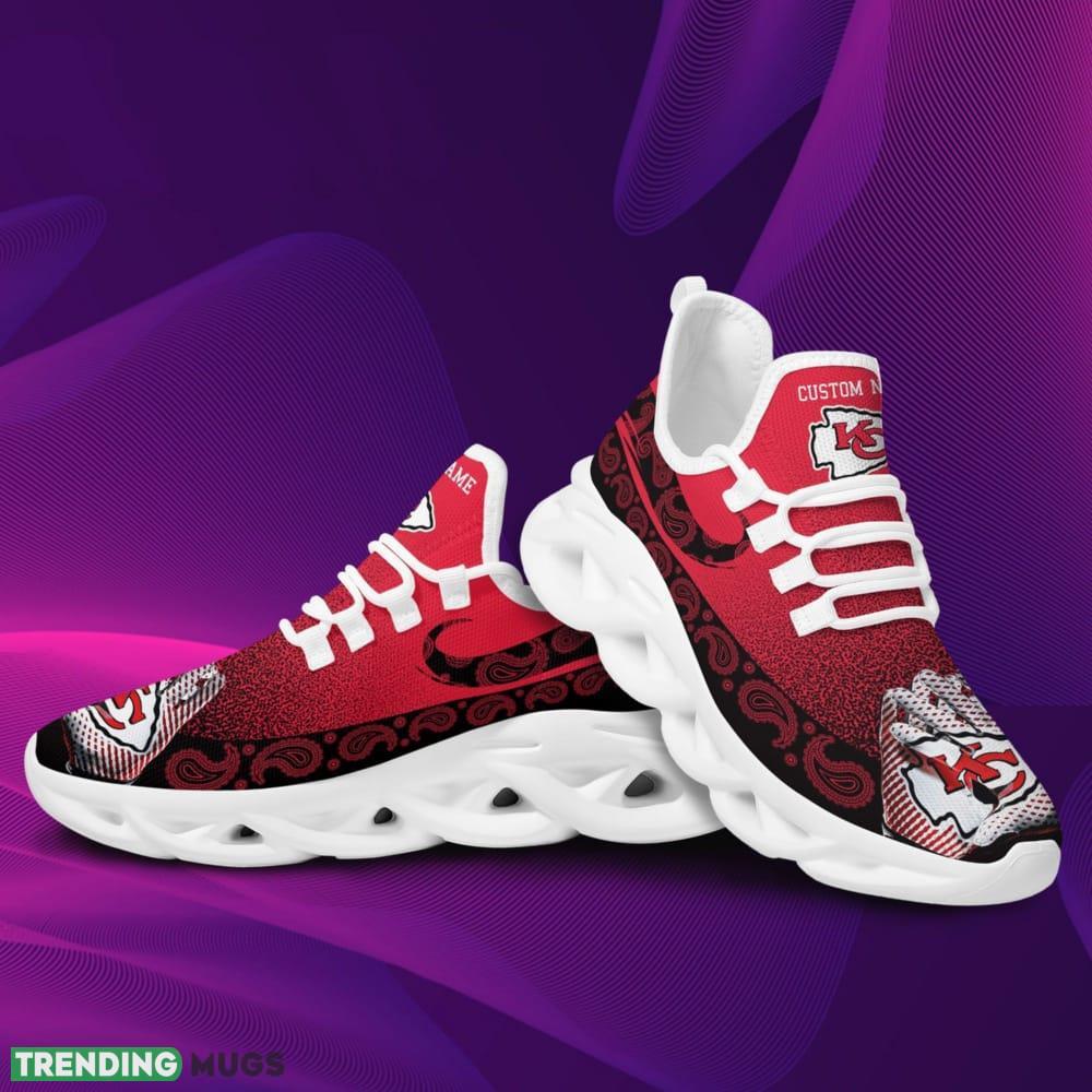Kansas City Chiefs Custom Name Sport Max Soul Sneaker Shoes For Fans Max Soul Kansas City Chiefs Custom Name Sport Max Soul Sneaker Shoes For Fans Max Soul