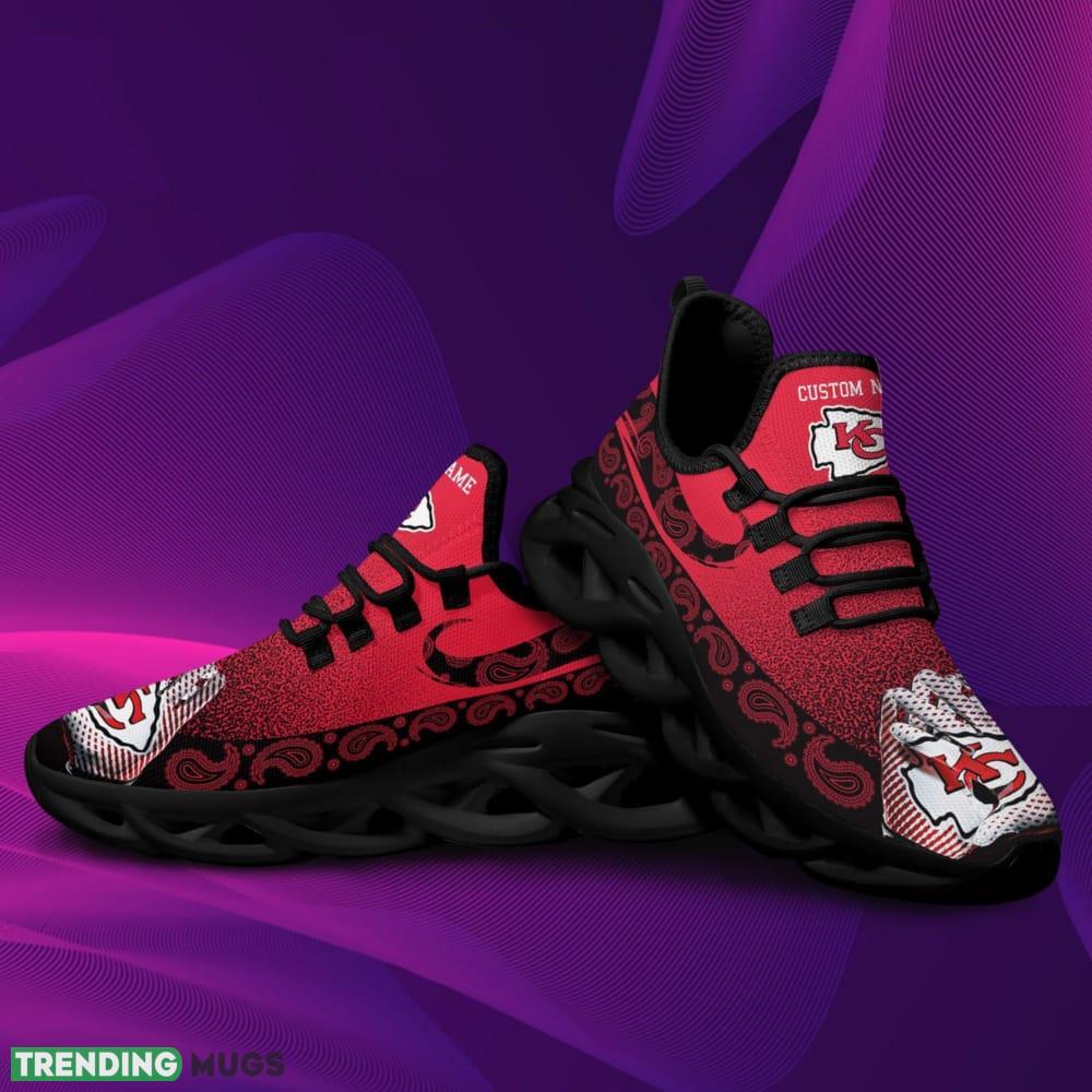 Kansas City Chiefs Custom Name Sport Max Soul Sneaker Shoes For Fans Max Soul Kansas City Chiefs Custom Name Sport Max Soul Sneaker Shoes For Fans Max Soul