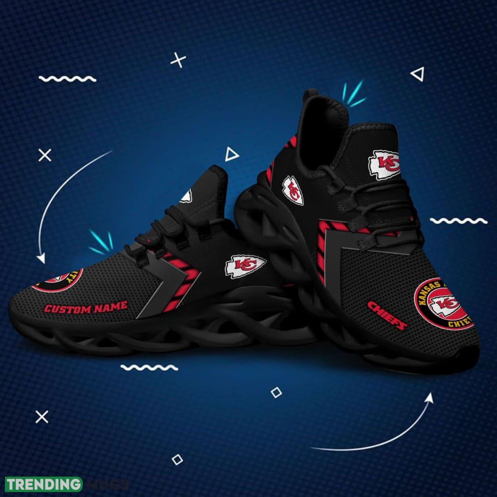 Kansas City Chiefs Custom Name Sporty Max Soul Sneakers For Men Women Max Soul Kansas City Chiefs Custom Name Sporty Max Soul Sneakers For Men Women Max Soul