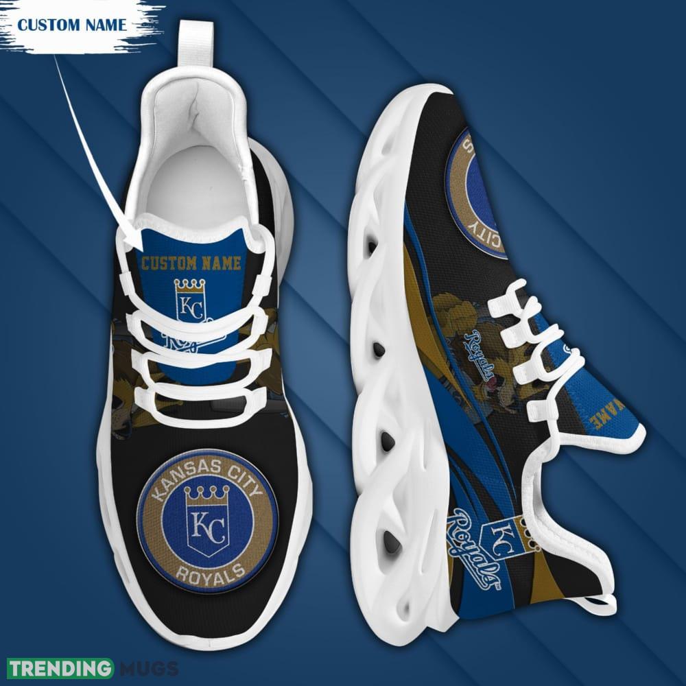 Kansas City Royals Mascot Custom Name Max Soul Sneakers For Men Max Soul Kansas City Royals Mascot Custom Name Max Soul Sneakers For Men Max Soul