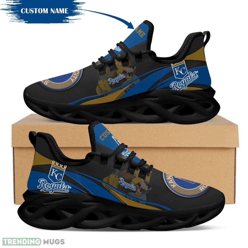 Kansas City Royals Mascot Custom Name Max Soul Sneakers For Men Max Soul Kansas City Royals Mascot Custom Name Max Soul Sneakers For Men Max Soul