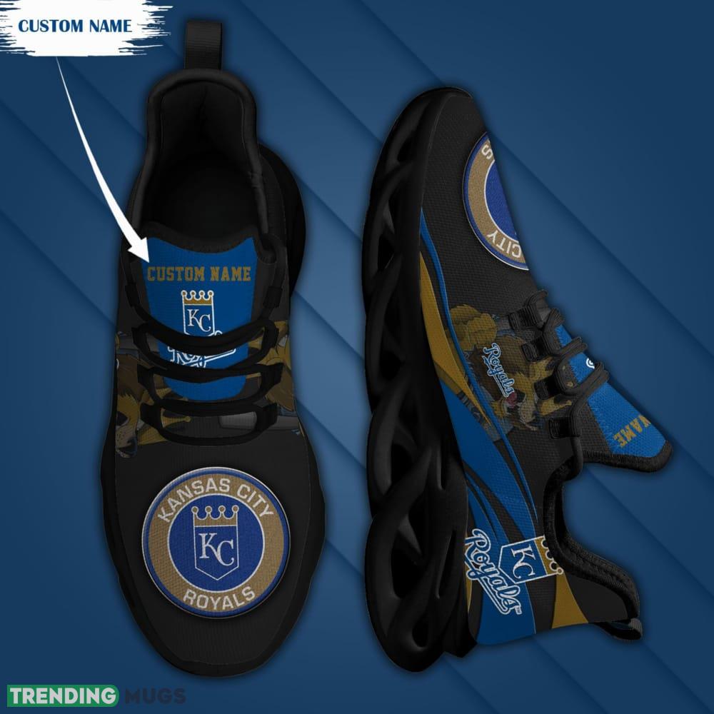 Kansas City Royals Mascot Custom Name Max Soul Sneakers For Men Max Soul Kansas City Royals Mascot Custom Name Max Soul Sneakers For Men Max Soul