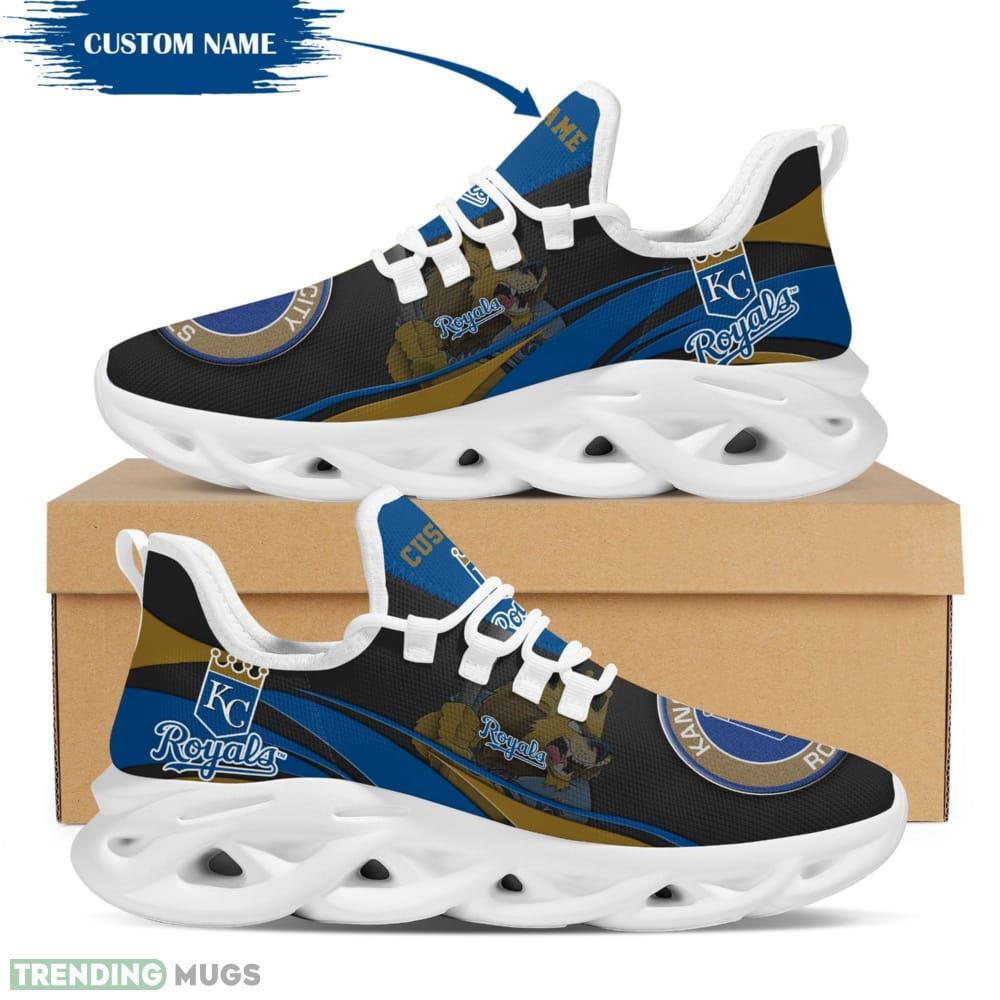 Kansas City Royals Mascot Custom Name Max Soul Sneakers For Men - Kansas City Royals Mascot Max Soul Sneakers Running Sports Shoes_1 Kansas City Royals Mascot Custom Name Max Soul Sneakers For Men - Kansas City Royals Mascot Max Soul Sneakers Running Sports Shoes_1