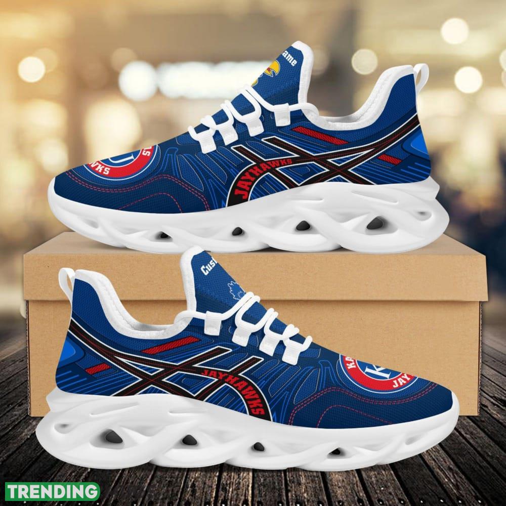 Kansas Jayhawks Logo Custom Name Pattern 3D Max Soul Sneaker Shoes - Kansas Jayhawks Logo Custom Name Pattern 3D Max Soul Sneaker Shoes_1 Kansas Jayhawks Logo Custom Name Pattern 3D Max Soul Sneaker Shoes - Kansas Jayhawks Logo Custom Name Pattern 3D Max Soul Sneaker Shoes_1