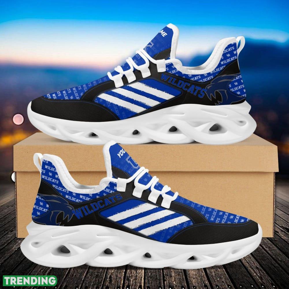 Kentucky Wildcats Logo Custom Name Pattern 3D Max Soul Sneaker Shoes In White And Blue - Kentucky Wildcats Logo Custom Name Pattern 3D Max Soul Sneaker Shoes In White And Blue_1 Kentucky Wildcats Logo Custom Name Pattern 3D Max Soul Sneaker Shoes In White And Blue - Kentucky Wildcats Logo Custom Name Pattern 3D Max Soul Sneaker Shoes In White And Blue_1