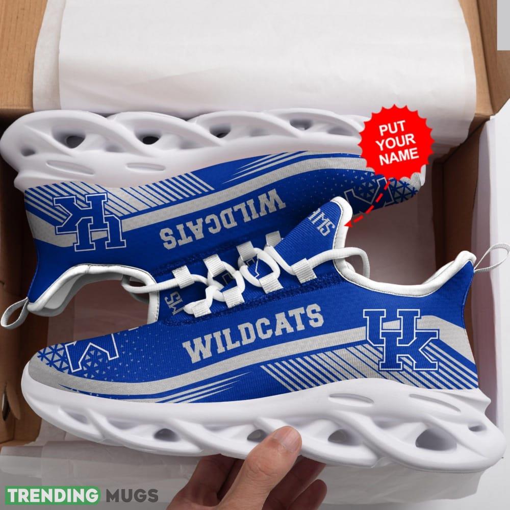 Kentucky Wildcats Logo With Stripe Pattern Custom Name 3D Max Soul Sneaker Shoes - Kentucky Wildcats Logo With Stripe Pattern Custom Name 3D Max Soul Sneaker Shoes_1 Kentucky Wildcats Logo With Stripe Pattern Custom Name 3D Max Soul Sneaker Shoes - Kentucky Wildcats Logo With Stripe Pattern Custom Name 3D Max Soul Sneaker Shoes_1
