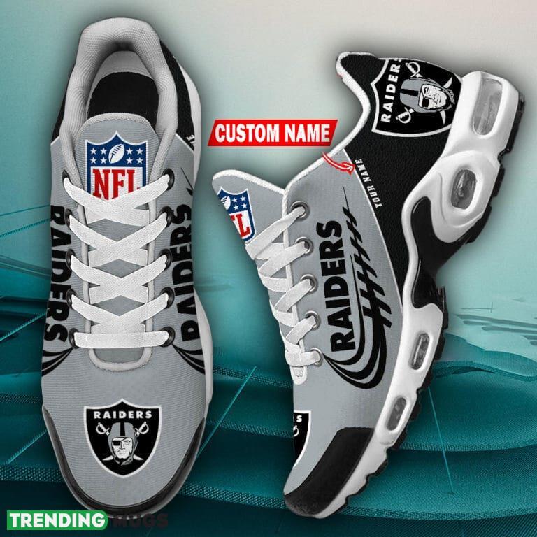 Las Vegas Raiders Air Cushion Sports Shoes Men Women TN Sneakers Custom Name Running Shoes Las Vegas Raiders Air Cushion Sports Shoes Men Women TN Sneakers Custom Name Running Shoes