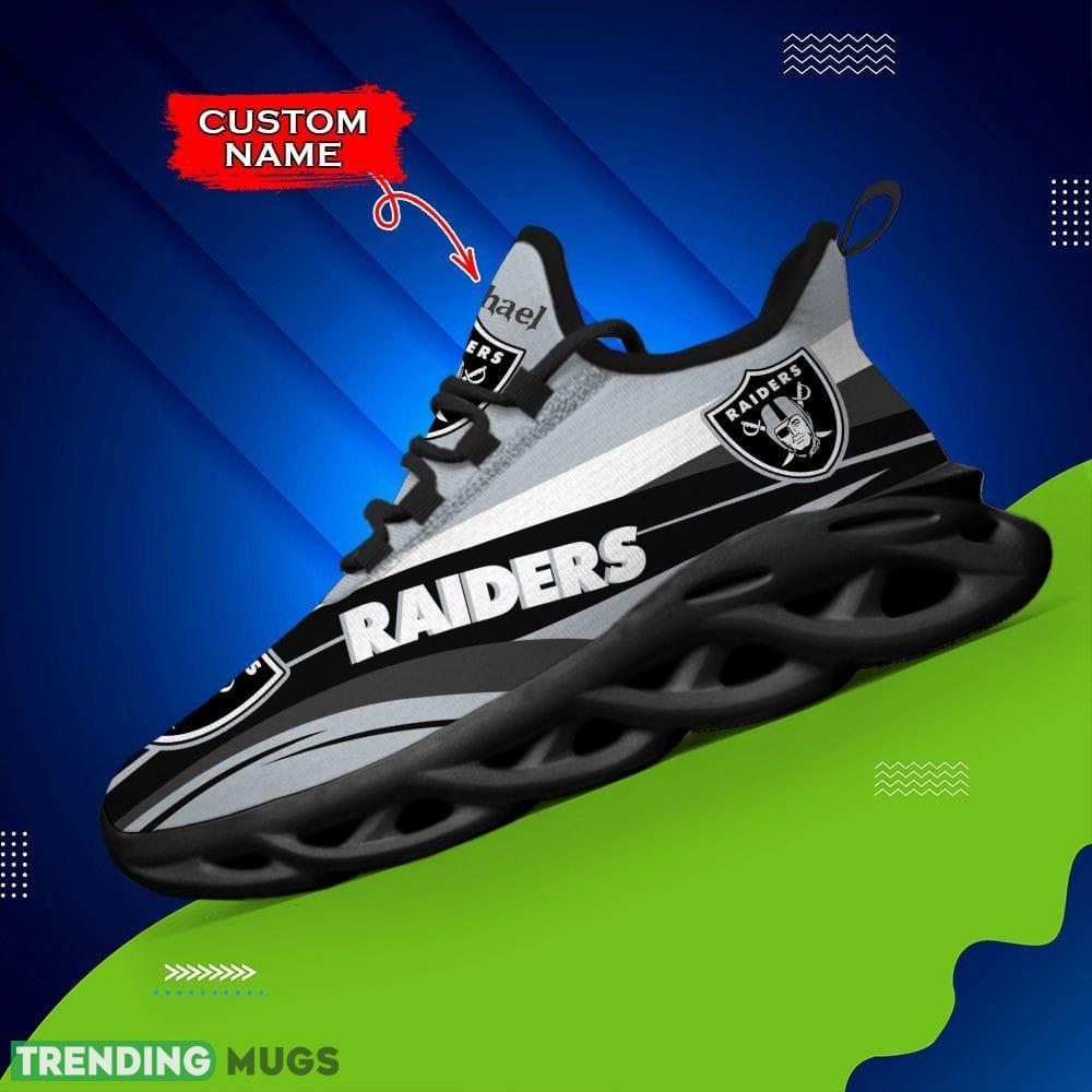 Las Vegas Raiders Exclusive Custom Name Max Soul Shoes Luxury NFL Clunky For Men Women Gift Max Soul Las Vegas Raiders Exclusive Custom Name Max Soul Shoes Luxury NFL Clunky For Men Women Gift Max Soul