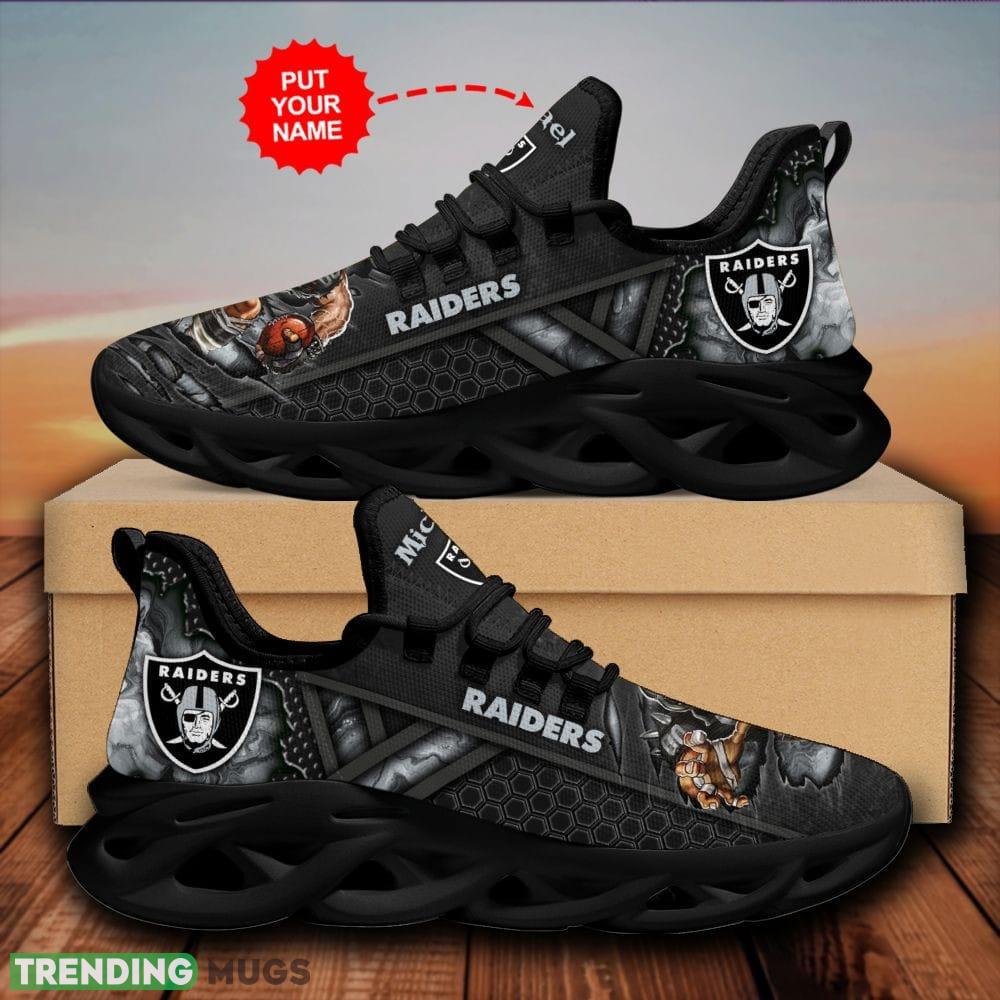 Las Vegas Raiders Famous Custom Name Max Soul Shoes Luxury NFL Clunky For Men Women Gift Max Soul Las Vegas Raiders Famous Custom Name Max Soul Shoes Luxury NFL Clunky For Men Women Gift Max Soul