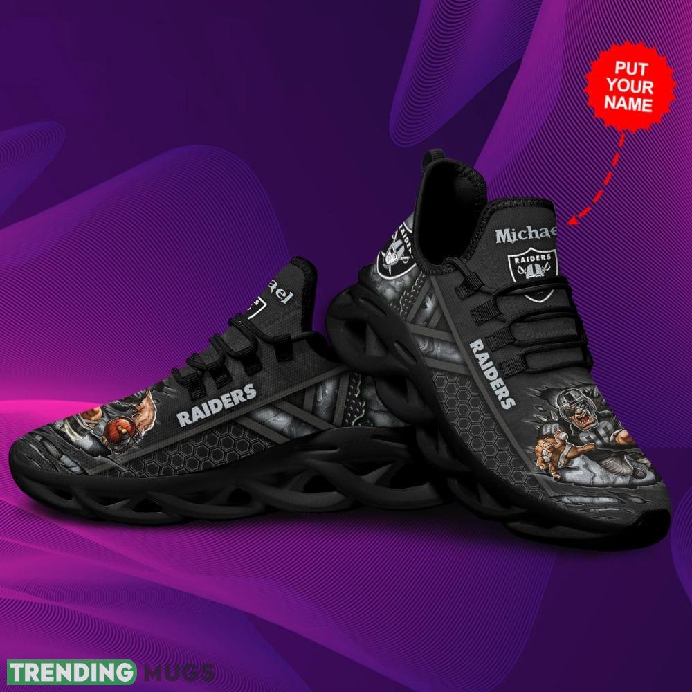 Las Vegas Raiders Famous Custom Name Max Soul Shoes Luxury NFL Clunky For Men Women Gift Max Soul Las Vegas Raiders Famous Custom Name Max Soul Shoes Luxury NFL Clunky For Men Women Gift Max Soul