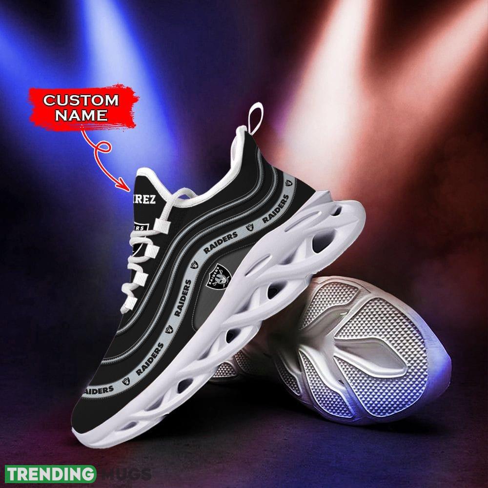 Las Vegas Raiders Limited Edition Custom Name Max Soul Shoes Luxury NFL Clunky For Men Women Gift Max Soul Las Vegas Raiders Limited Edition Custom Name Max Soul Shoes Luxury NFL Clunky For Men Women Gift Max Soul