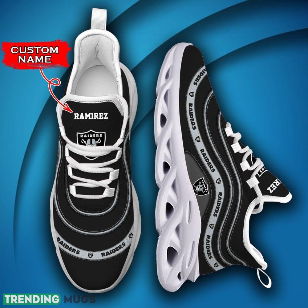 Las Vegas Raiders Limited Edition Custom Name Max Soul Shoes Luxury NFL Clunky For Men Women Gift Max Soul Las Vegas Raiders Limited Edition Custom Name Max Soul Shoes Luxury NFL Clunky For Men Women Gift Max Soul